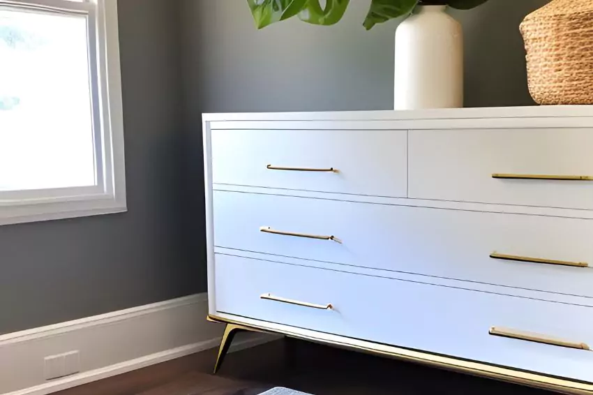white dresser drawer