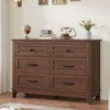 6-Drawer Wood Dresser, 47 Inches