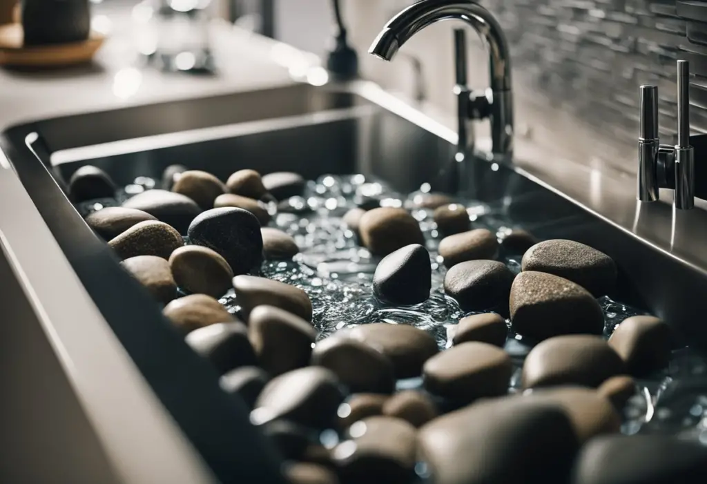 what does rocks in the sink mean?