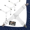 Adjustable Bed Sheet Holder Straps, 4-Pack