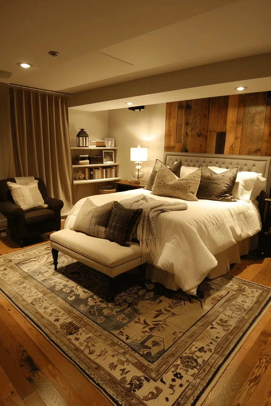 60+ Gorgeous Basement Bedroom Ideas