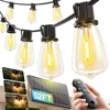 addlon 52ft Solar String Lights w/ Remote