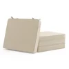 Waterproof Outdoor Chair Cushions, Set of 4, Beige