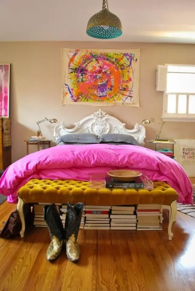 110+ Eclectic Bedroom Ideas