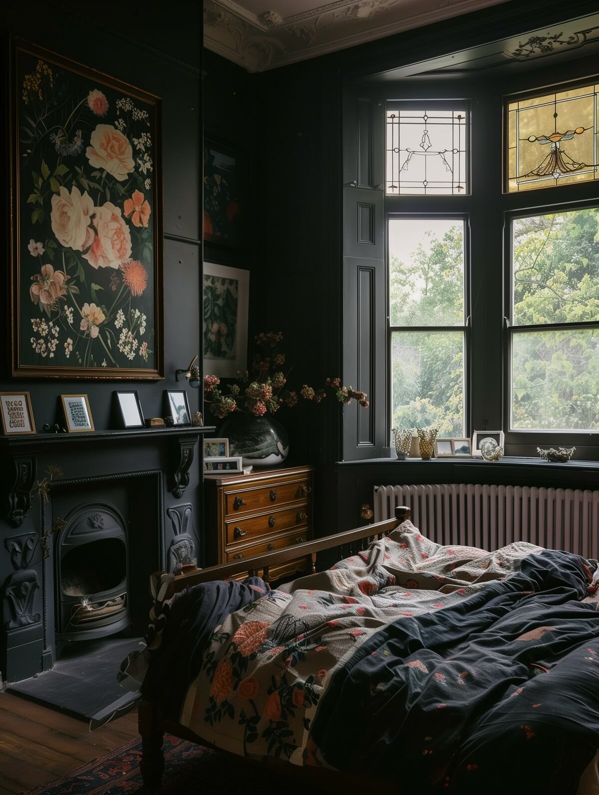 63+ Dark Academia Bedroom Ideas