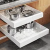 Seinloes Expandable Pull-Out Cabinet Organizer, 2-Pack