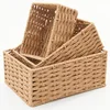 Small Wicker Storage Baskets, Set of 3
