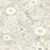 Gray Floral Peel-and-Stick Wallpaper