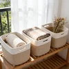 Woven Storage Baskets with Handles, Set of 3