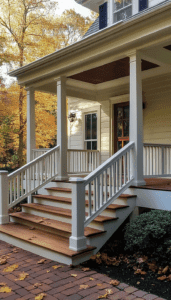 Porch with Ramp and Stairs Ideas