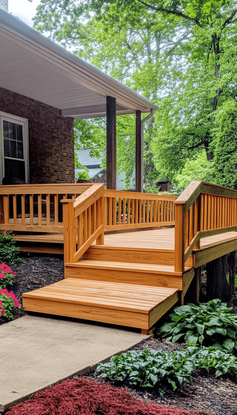 Porch Ramp Extension 16 Porch with Ramp and Stairs Ideas: Accessible Designs