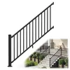 BLIKA aluminum stair railing kit matte black