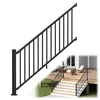 CKE aluminum porch and deck railing kit matte black