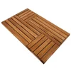 Large Teak Wood Bath Mat
