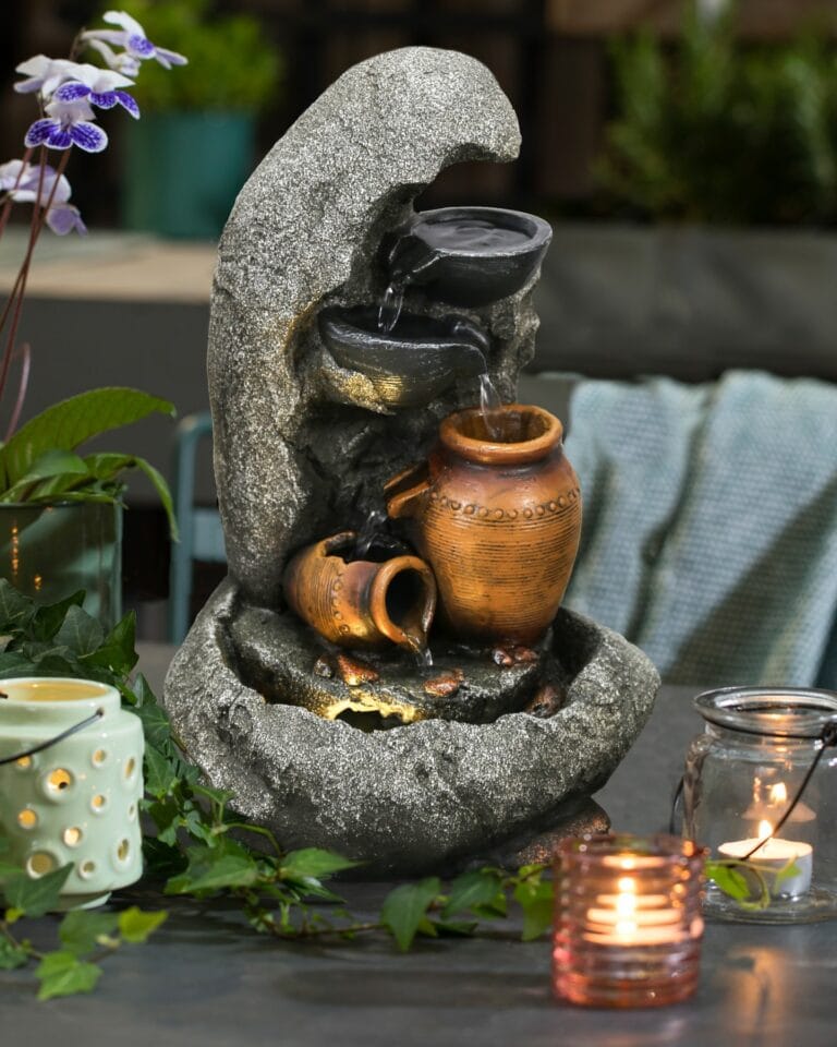 20+ DIY Outdoor Fountain Ideas to Add Movement, Sound & Calm to Your Garden