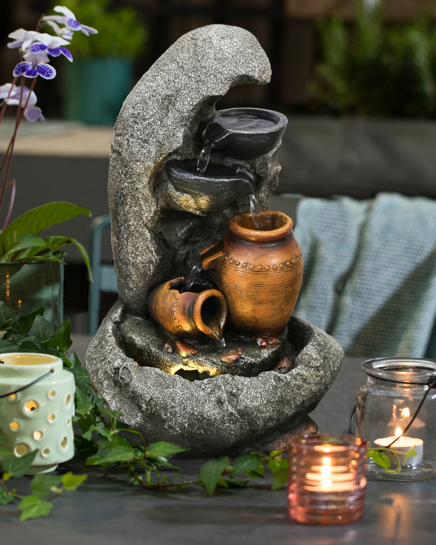 20+ DIY Outdoor Fountain Ideas to Add Movement, Sound & Calm to Your Garden