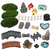 Fosaseua 21 Pcs Mini Fairy Garden Starter Kit