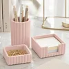 Aesthetic Concrete Desk Organizer Set of 3
