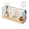 SoaShower Floating Cubicle Shelf with Hooks