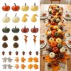 Artificial Mini Pumpkins Decor Set, 28 Pieces