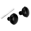 newliplace Vintage Door Knob Set w/ Spindle, Black