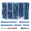 Hex Head Concrete Screw Anchor Kit, 110pc