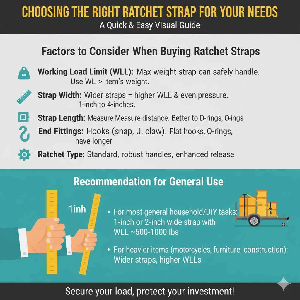 Choosing the Right Ratchet Strap for Your Needs