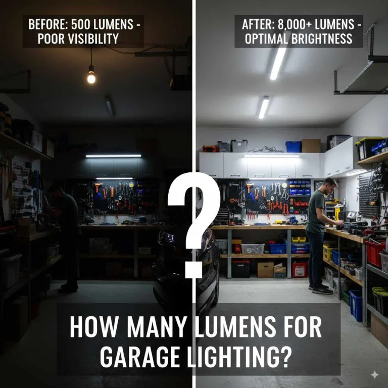 How Many Lumens For Garage Lighting