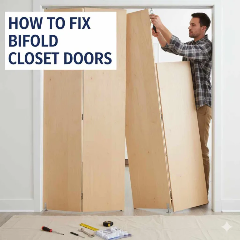 How To Fix Bifold Closet Doors