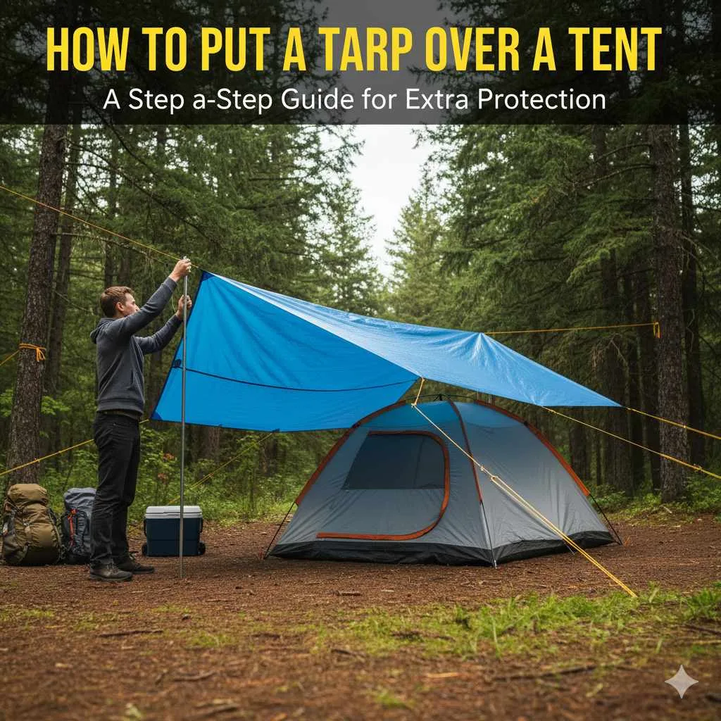 How To Put a Tarp Over a Tent