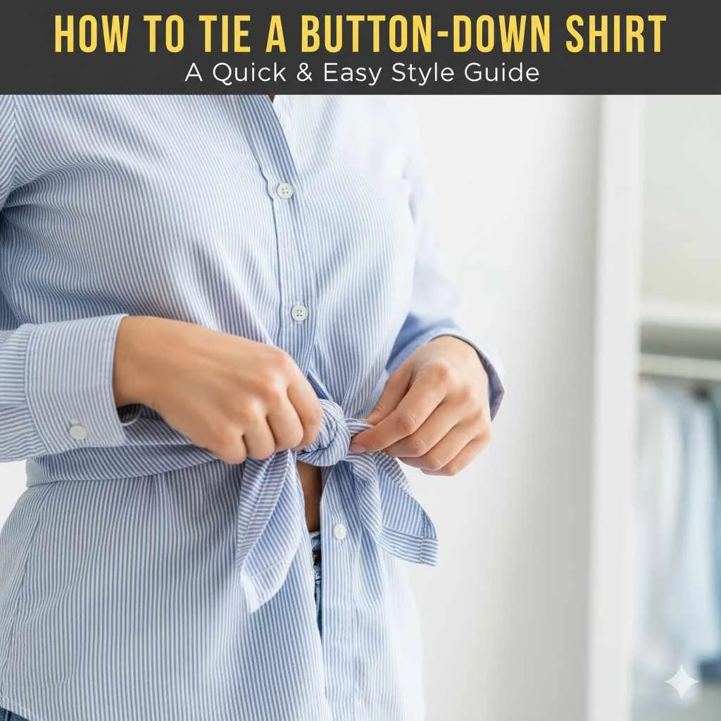 How To Tie A Button Down Shirt