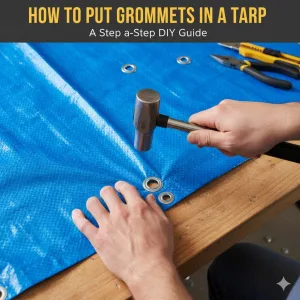 How to Put Grommets in a Tarp (No Punch Tool Needed)