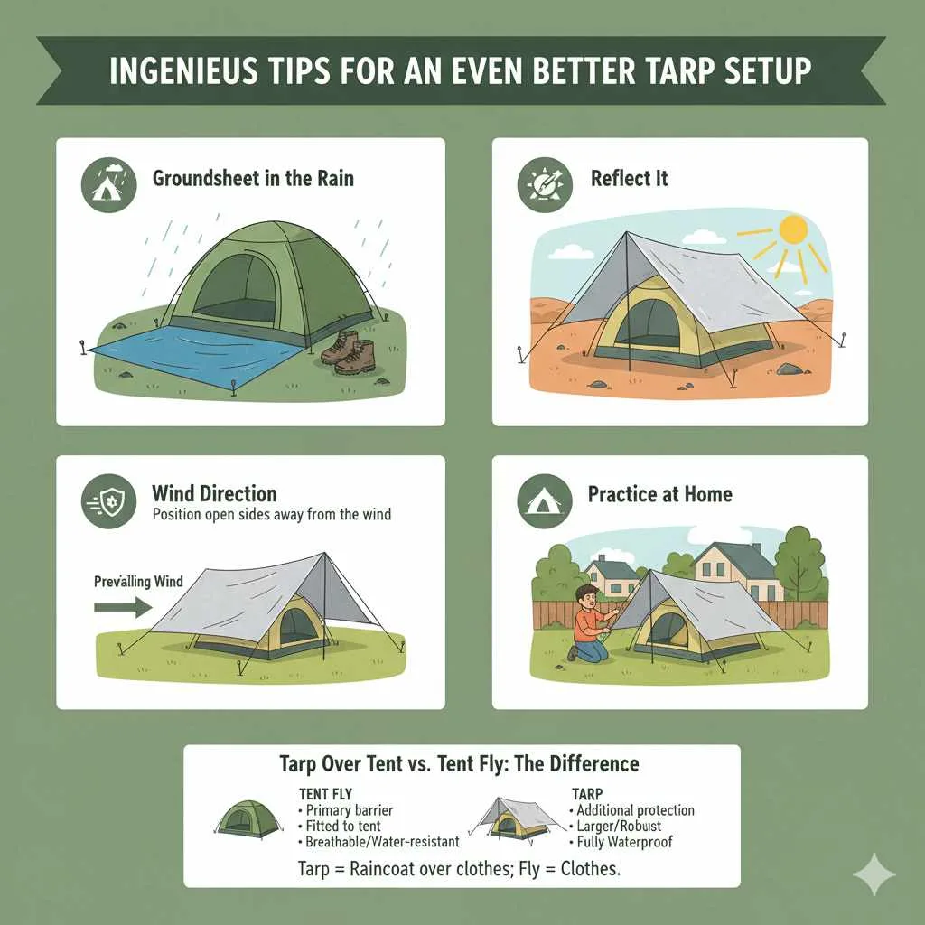 Ingenious Tips for an Even Better Tarp Setup
