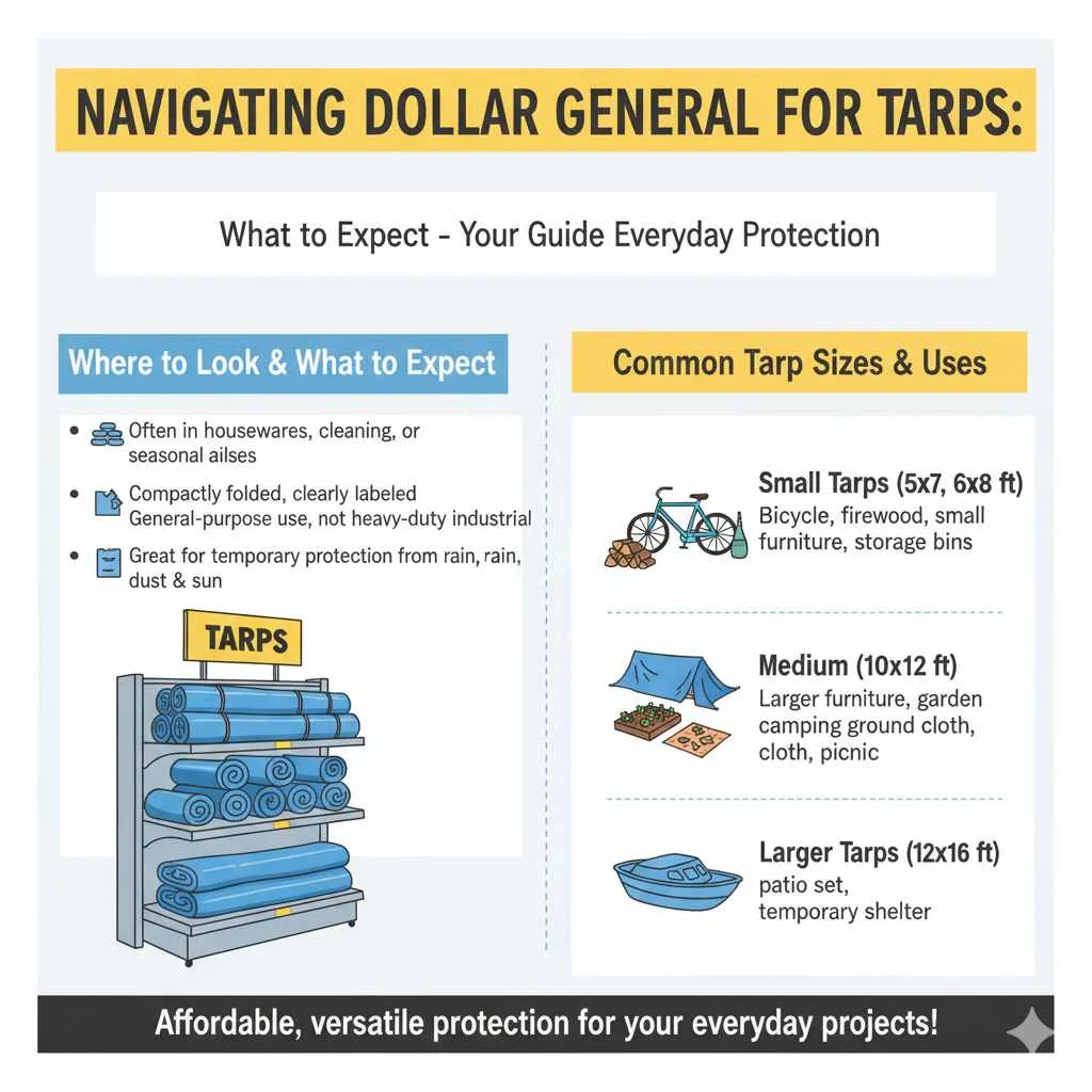 Navigating Dollar General for Tarps