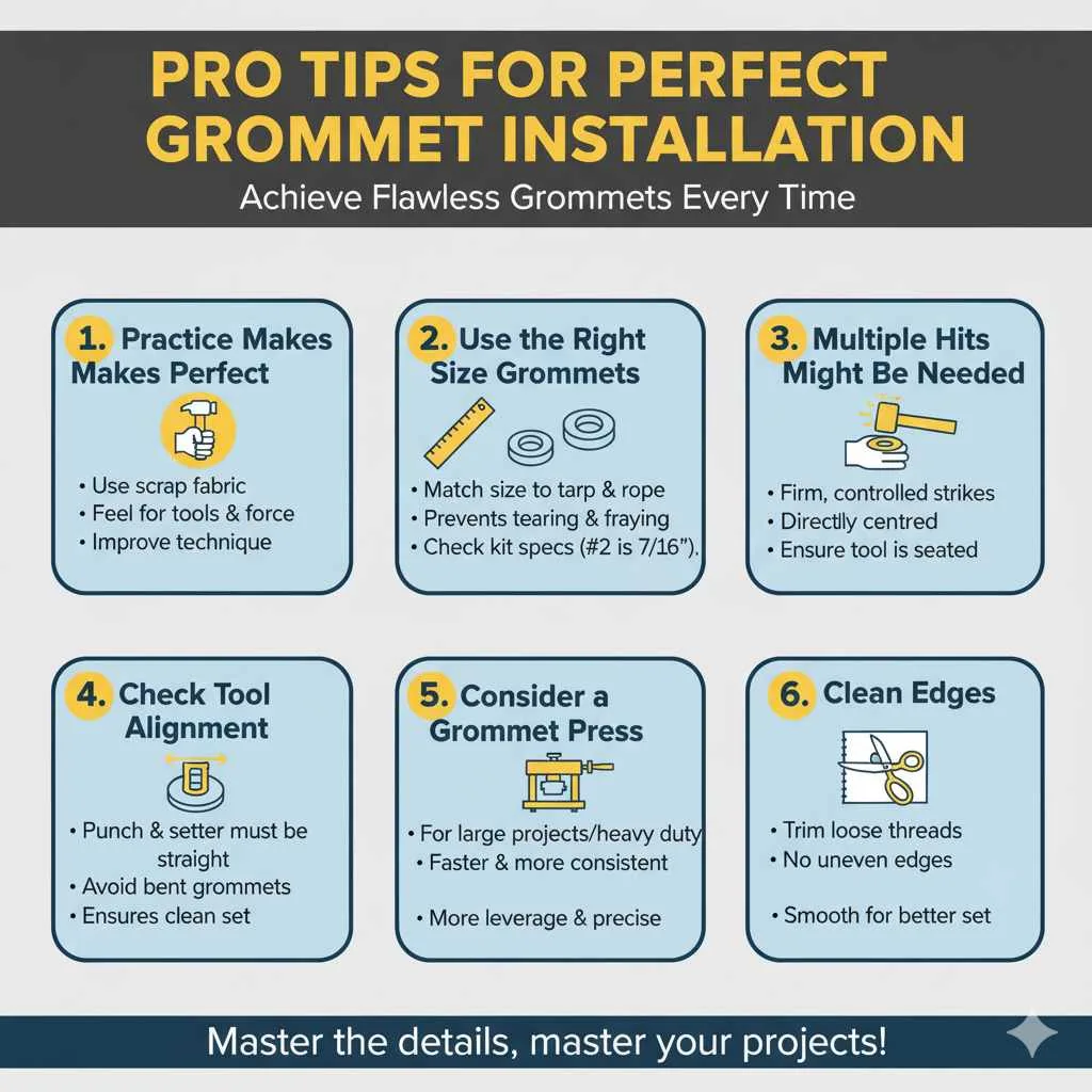 Pro Tips for Perfect Grommet Installation