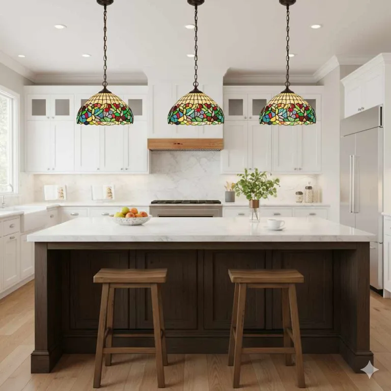 Tiffany Style Pendant Lights For Kitchen Island