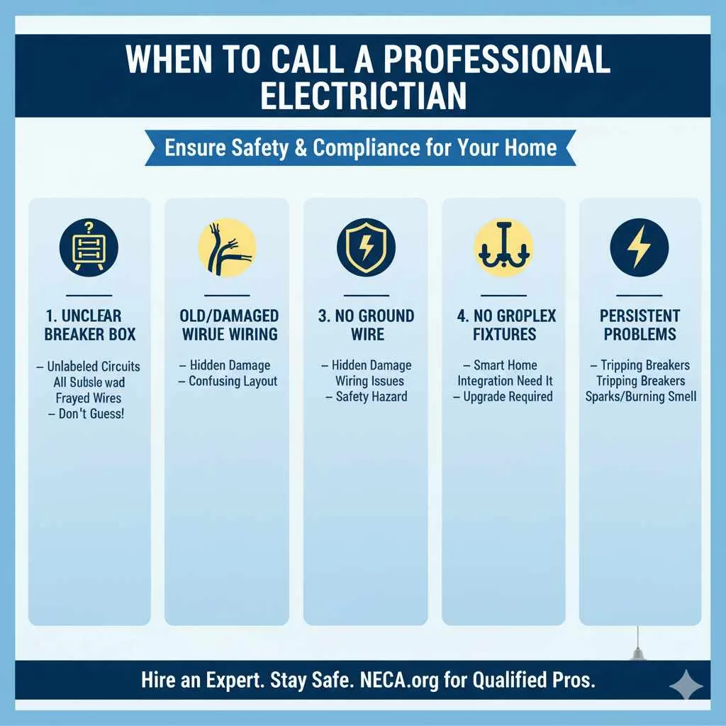 When to Call a Professional Electrician