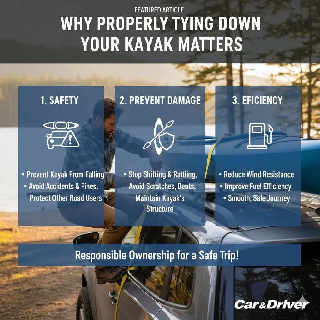 Why Properly Tying Down Your Kayak Matters