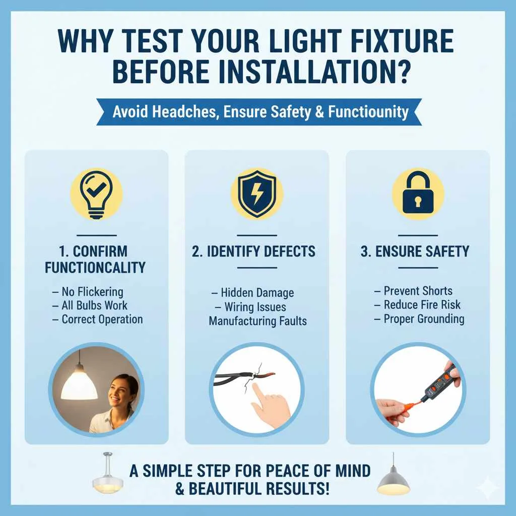 Why Test Your Light Fixture Before Installation?