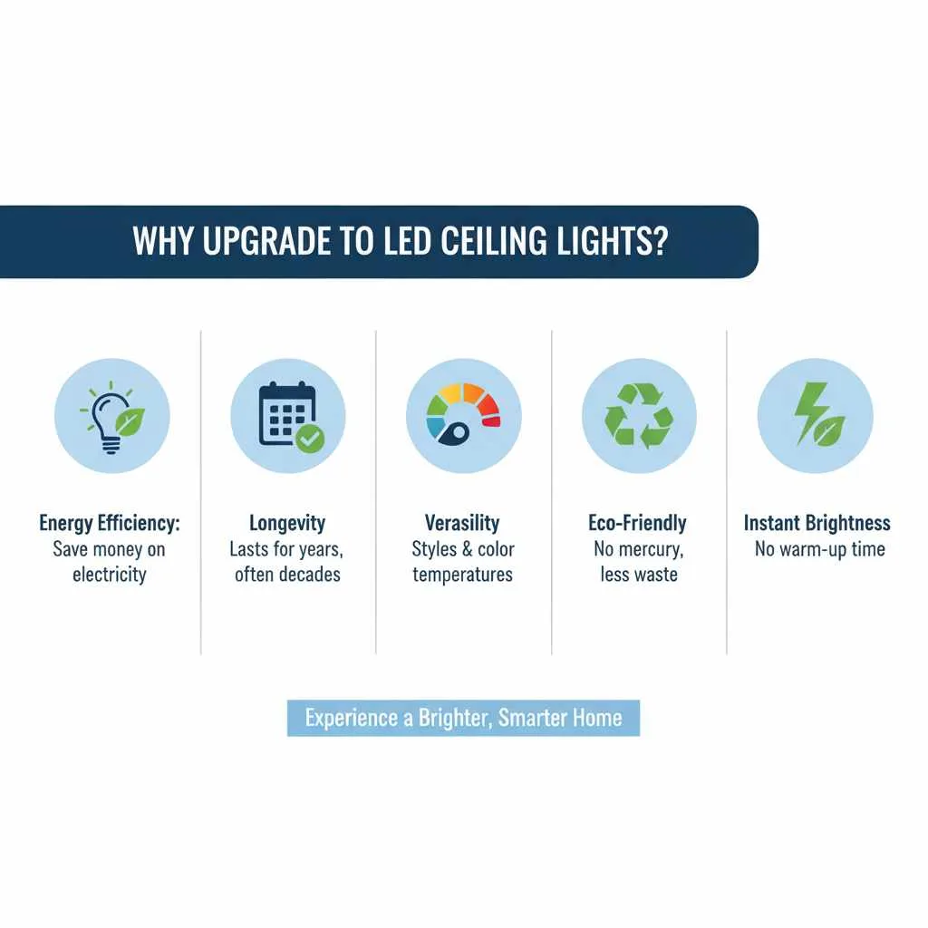Why Upgrade to LED Ceiling Lights?