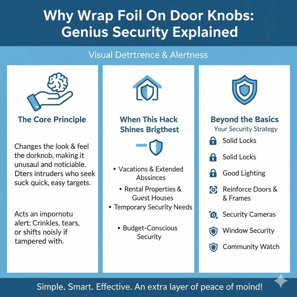 Why Wrap Foil On Door Knobs