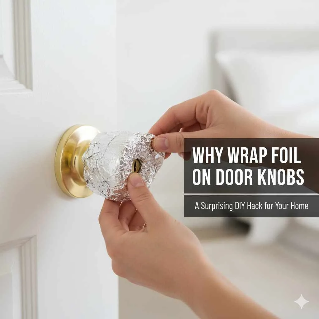 Why Wrap Foil On Door Knobs