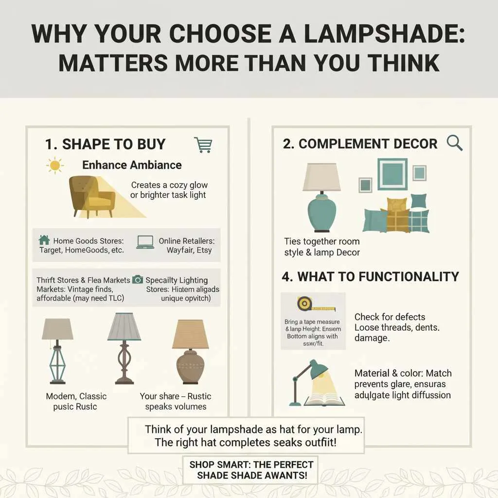 Why Your Lampshade Choice Matters More Than You Think