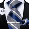 Tie, Pocket Square, Cufflinks, and Clip Set