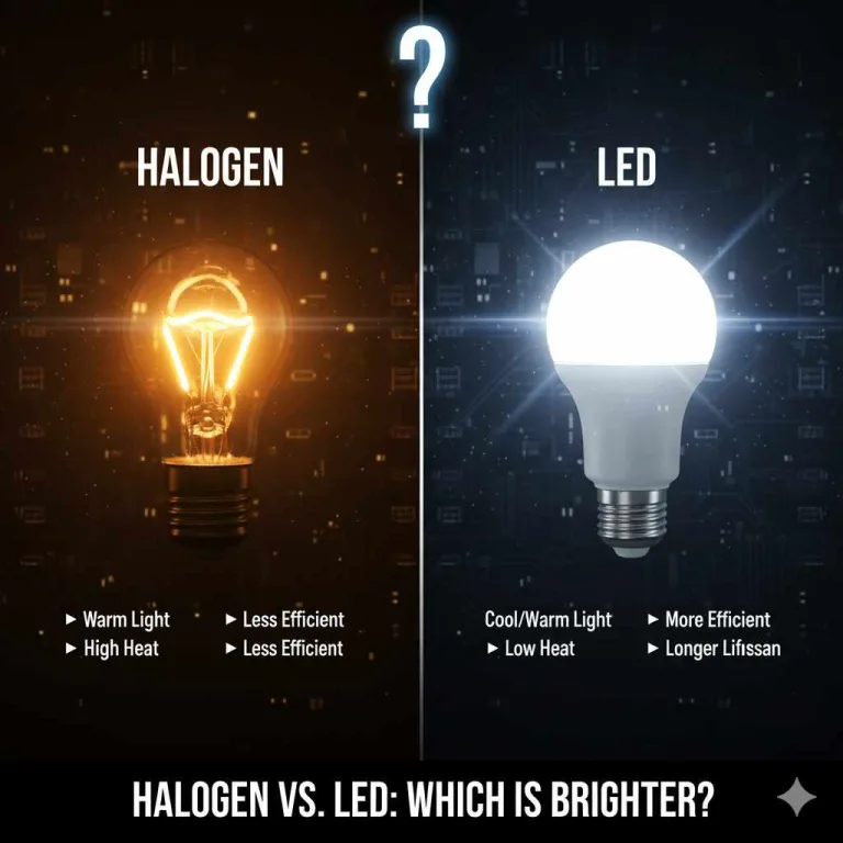 Are Halogen Bulbs Brighter Than LED