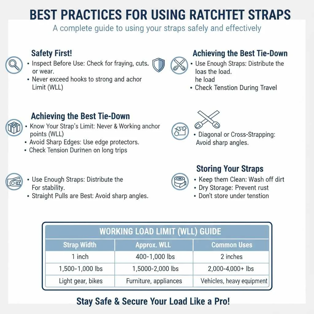 Best Practices for Using Ratchet Straps
