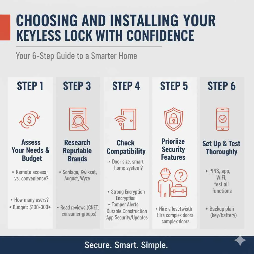 Choosing and Installing Your Keyless Lock with Confidence
