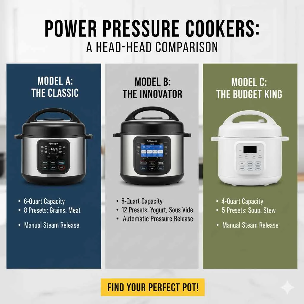 Compare Power Pressure Cookers: Essential Guide