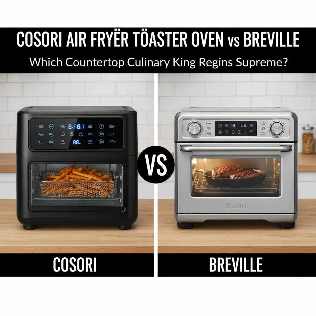 Cosori Air Fryer Toaster Oven vs Breville: Essential Guide