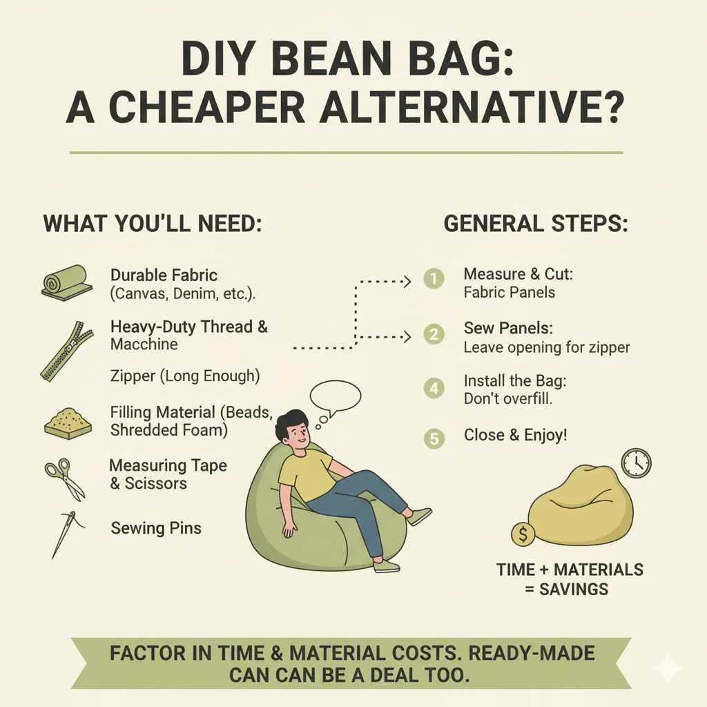 DIY Bean Bag: A Cheaper Alternative?